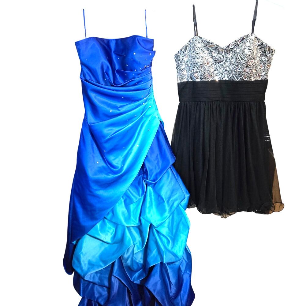 Juniors Medium 9 10 Formal Dresses Cocktail Party Prom Wholesale lot of 2 9/10